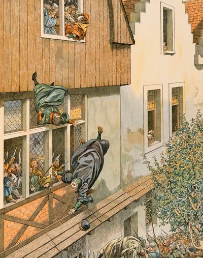 Jacques Marie Gaston Onfroy de Breville - Geschiedenis van België: De Defenestratie van de Patriciërs van Leuven in 1419 door pseudonym for Onfray de Breville Jacques Job