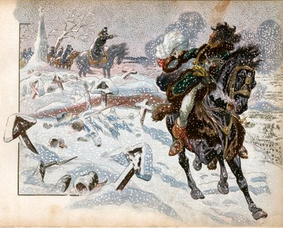 Joachim Murat (1767-1815) bij de Slag bij Eylau op 8 februari door pseudonym for Onfray de Breville Jacques Job