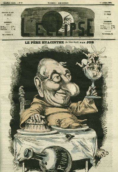 Louis Hyacinthe Duflost alias Hyacinthe (1814-1887), Franse acteur. Omslag in 