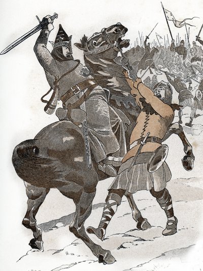 Lodewijk VI de Dikke bij de Slag van Bremule (1119) 