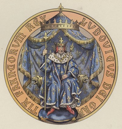 Lodewijk XI, koning van Frankrijk door pseudonym for Onfray de Breville Jacques Job