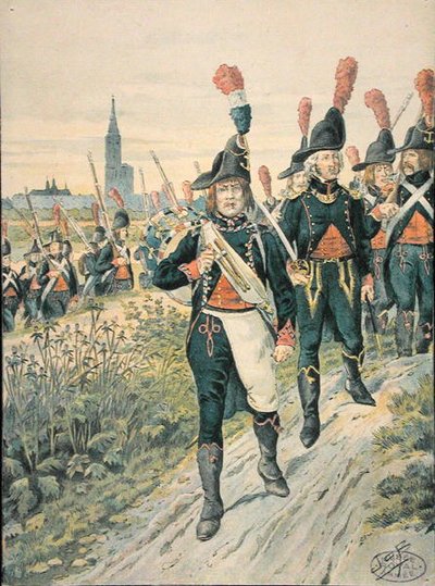 Pontonniers van Straatsburg in 1793 door pseudonym for Onfray de Breville Jacques Job