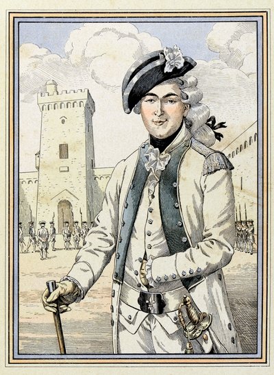 Portret van Theophile Malo Corret de La Tour d