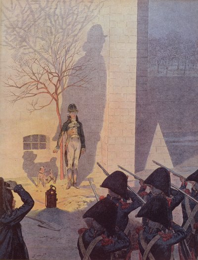 De executie van de hertog van Enghien door pseudonym for Onfray de Breville Job