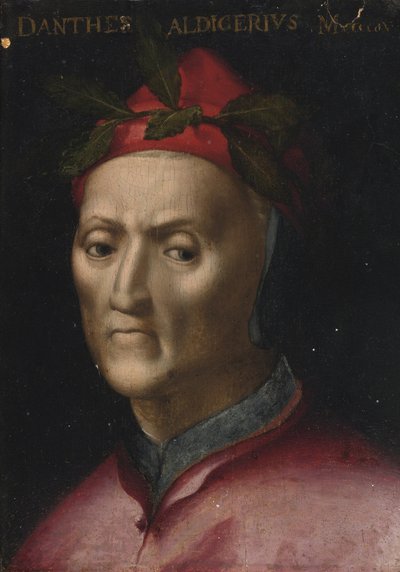 Portret van Dante Alighieri door second half 16th cen. Italian