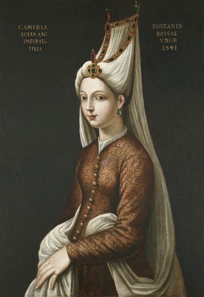 Prinses Mihrimah Sultan 1522-1578, Dochter van Keizer Suleiman I, Tweede helft van de 16e eeuw door second half 16th cen. Italian