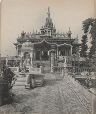 Pareshnath, Jain tempel, Calcutta door studio of A. W. A. Plâté Studio (Ceylonese)