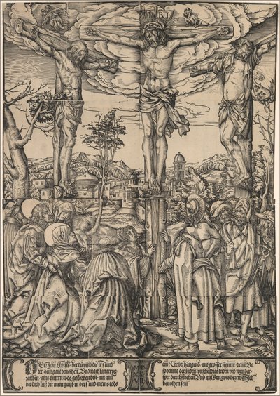 De Kruisiging, 1527 door the Elder Hans Burgkmair