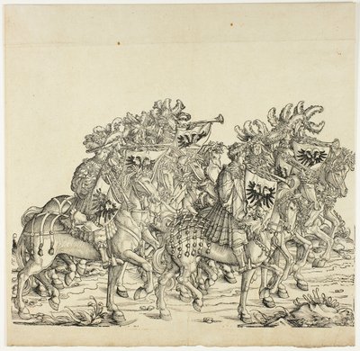 Triomf van Maximiliaan door the Elder Hans Burgkmair