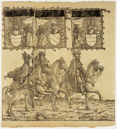 Triomf van Maximiliaan door the Elder Hans Burgkmair