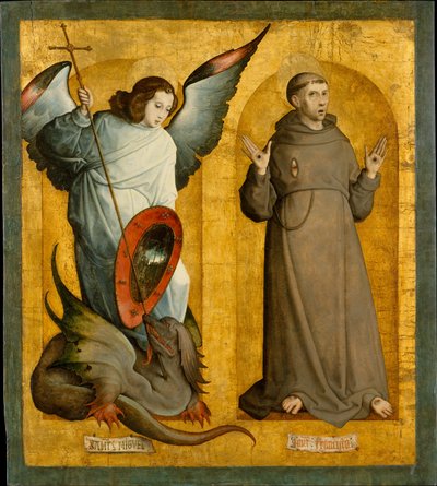 Heiligen Michael en Franciscus door the Elder Juan de Flandes