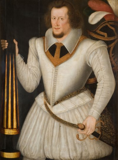 Portret van Robert Devereux, 2e Graaf van Essex door the Younger School of Marcus Gheeraerts