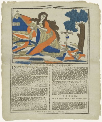 Het leven van de H. Maria Magdelena door weduwe H. Bontamps