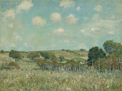 Weide, 1875 door Alfred Sisley