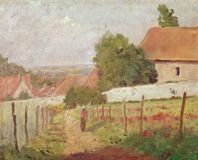 Landschap van Ile de France door Camille Jacob Pissarro