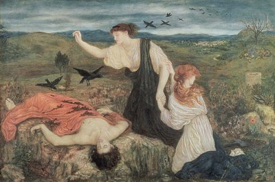 Antigone van 'Antigone' van Sophocles door Marie Spartali Stillman