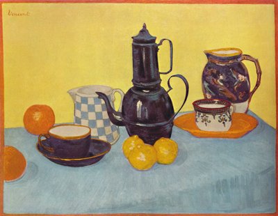 Stilleven met koffiepot, 1888, 1937. door Vincent van Gogh
