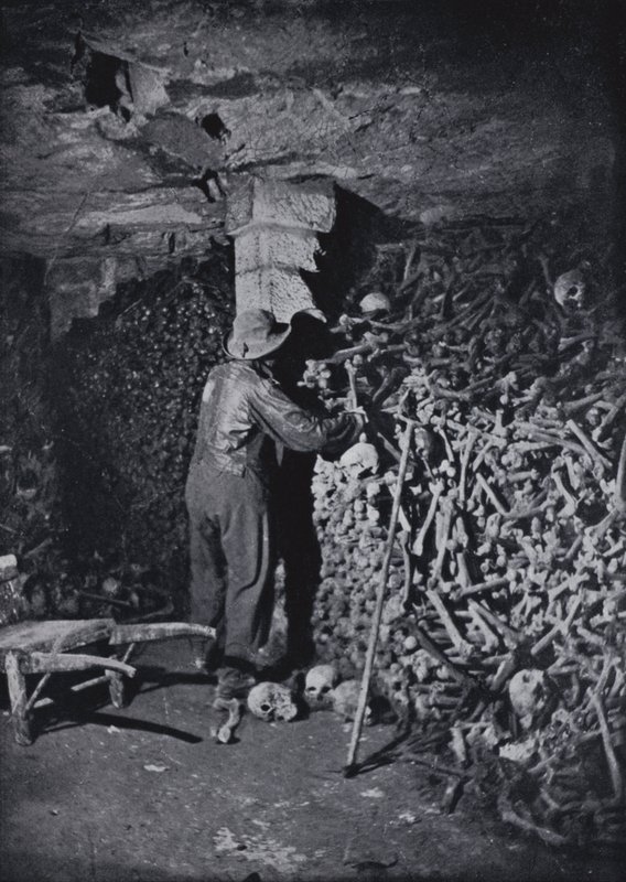 In de catacomben van Parijs door Nadar
