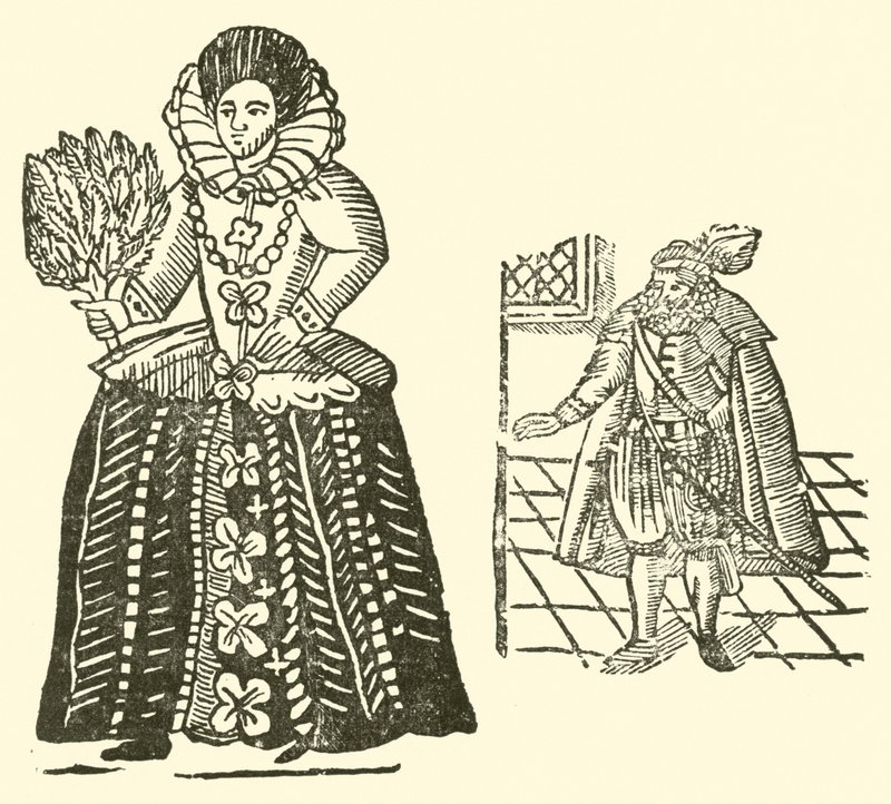 Illustratie voor The Roxburghe Ballads (houtsnede) door (after) English School