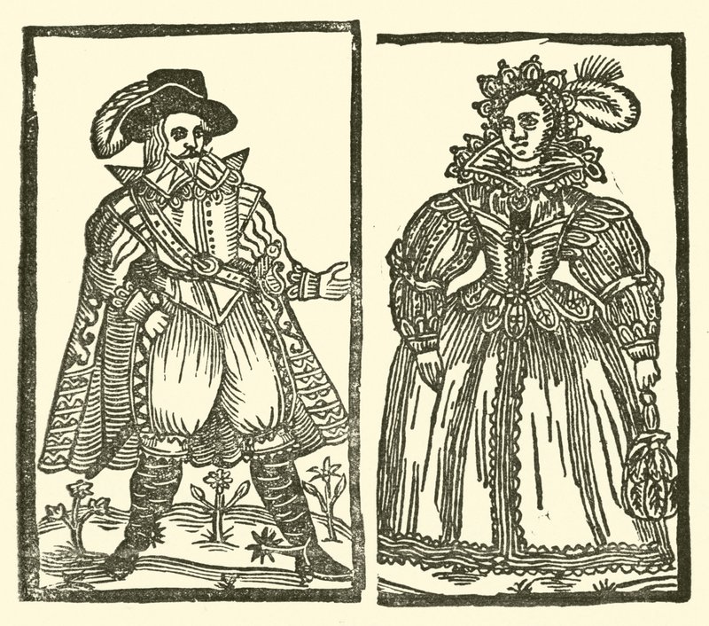 Illustratie voor The Roxburghe Ballads (houtsnede) door (after) English School