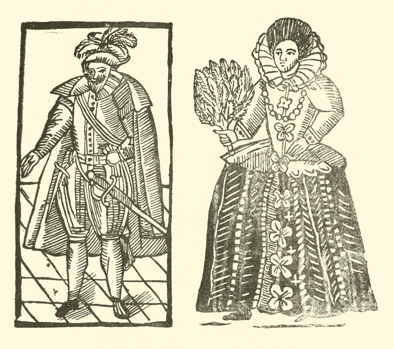 Illustratie voor The Roxburghe Ballads (houtsnede) door (after) English School