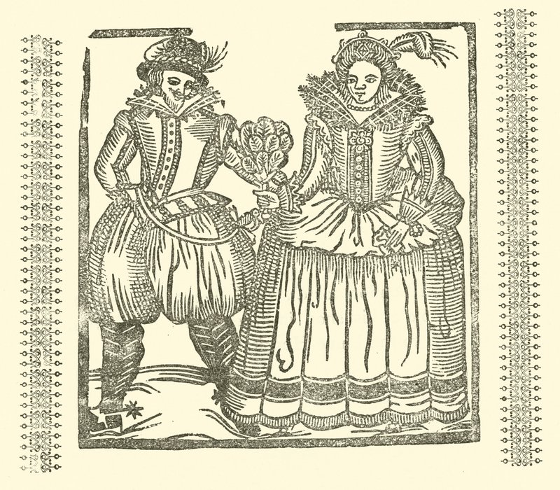 Illustratie voor The Roxburghe Ballads (houtsnede) door (after) English School