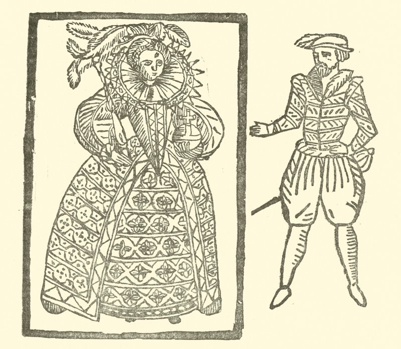 Illustratie voor The Roxburghe Ballads (houtsnede) door (after) English School