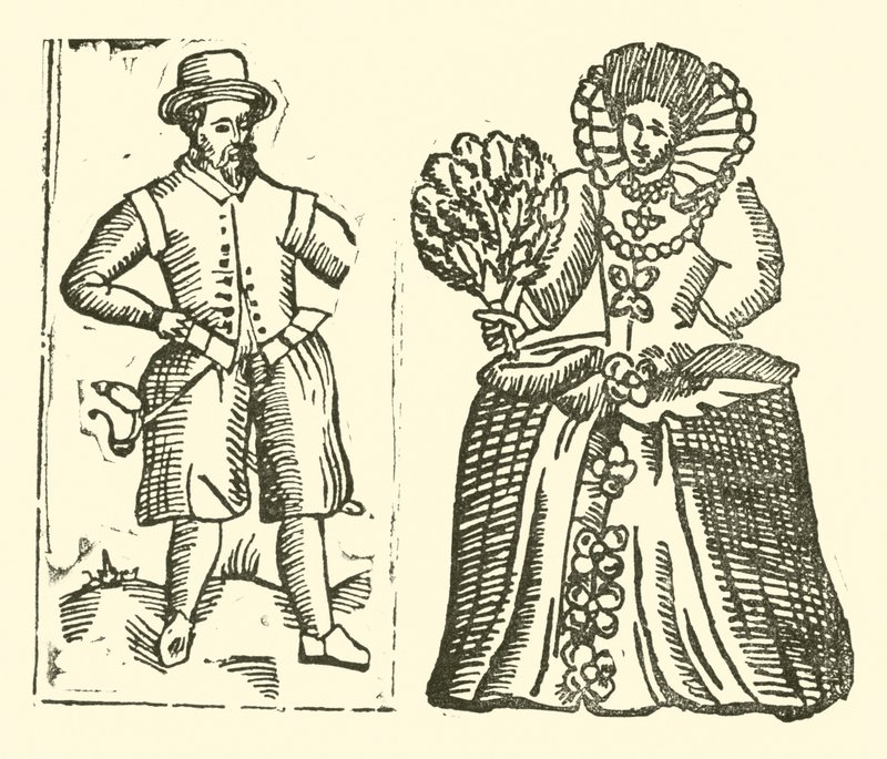 Illustratie voor The Roxburghe Ballads door (after) English School