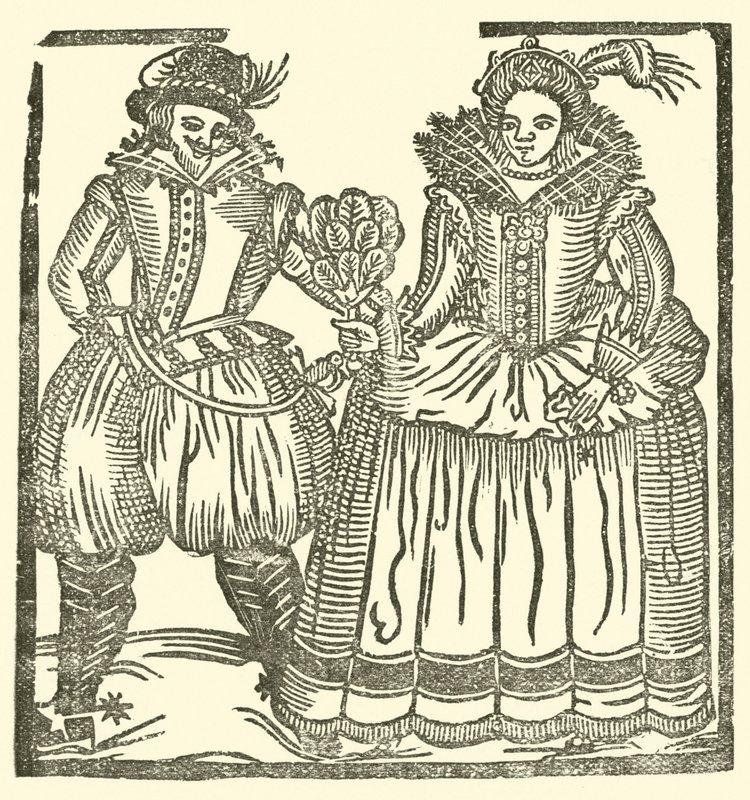 Illustratie voor The Roxburghe Ballads door (after) English School