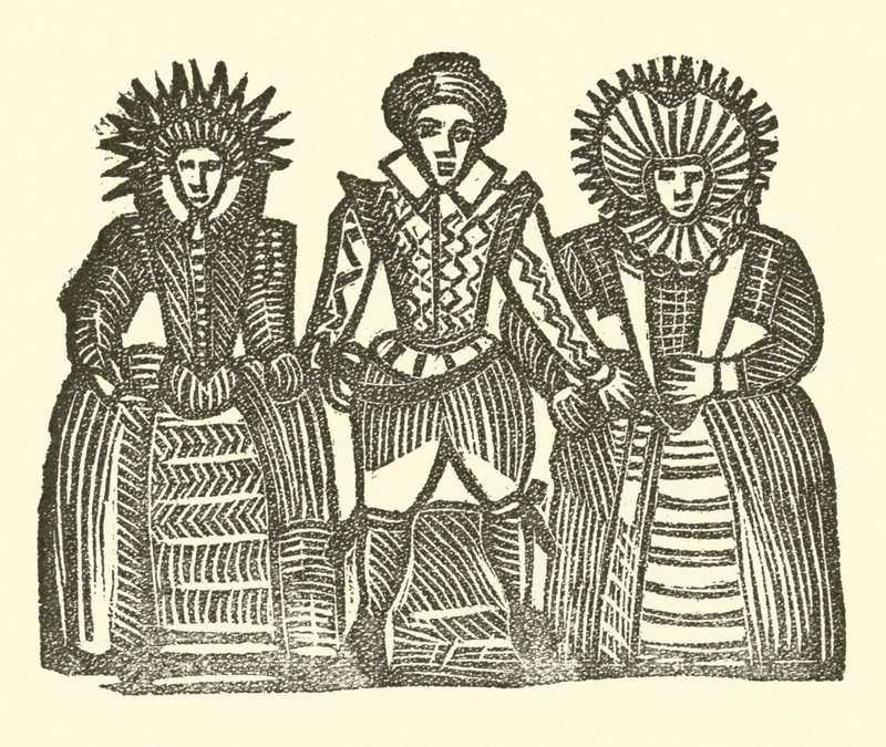 Illustratie voor The Roxburghe Ballads door (after) English School