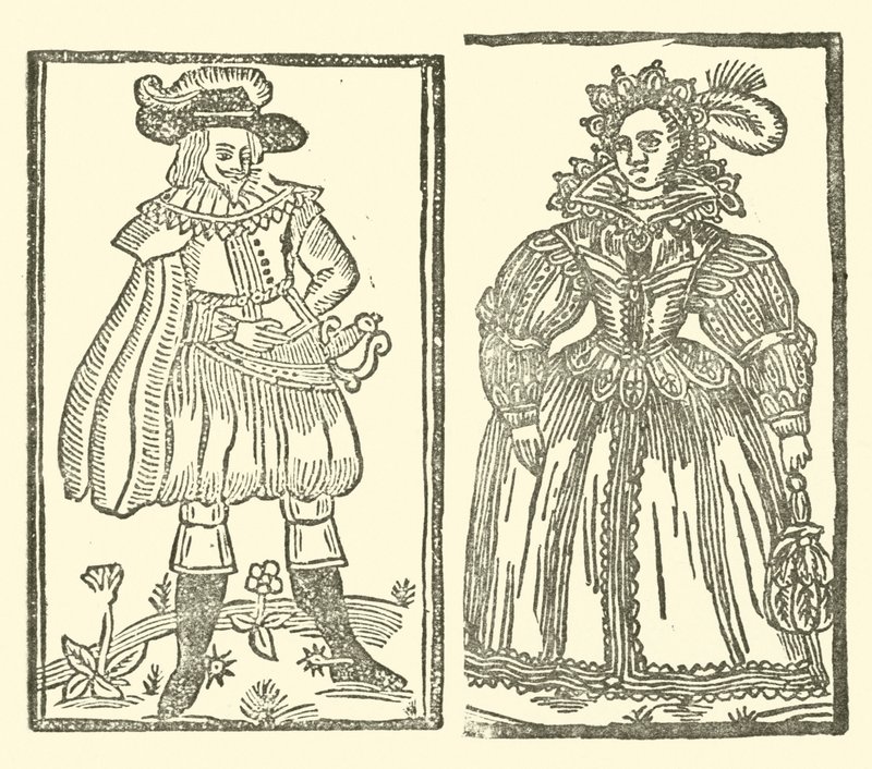 Illustratie voor The Roxburghe Ballads door (after) English School