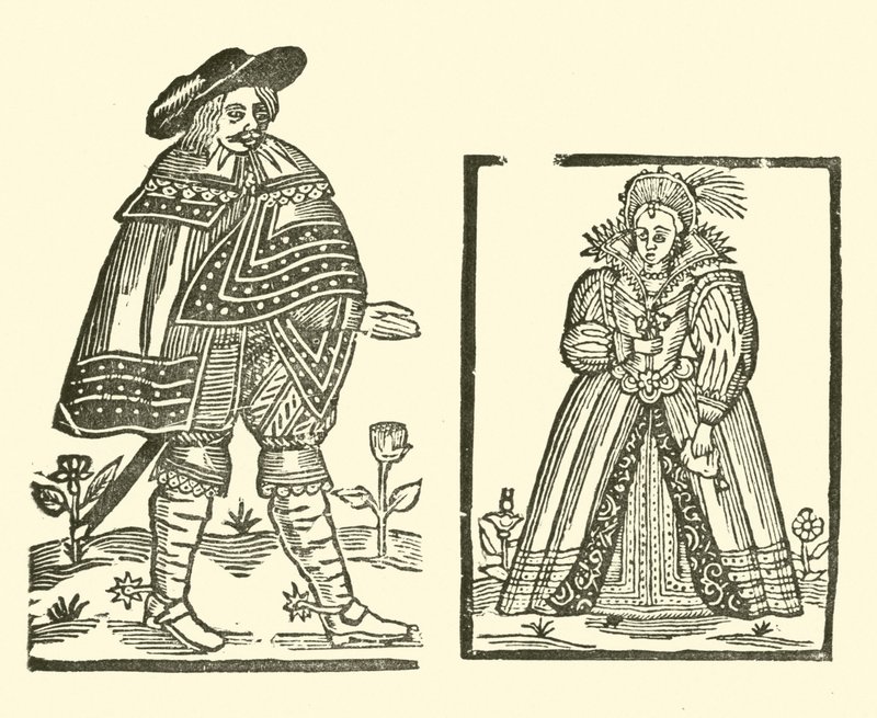 Illustratie voor The Roxburghe Ballads door (after) English School