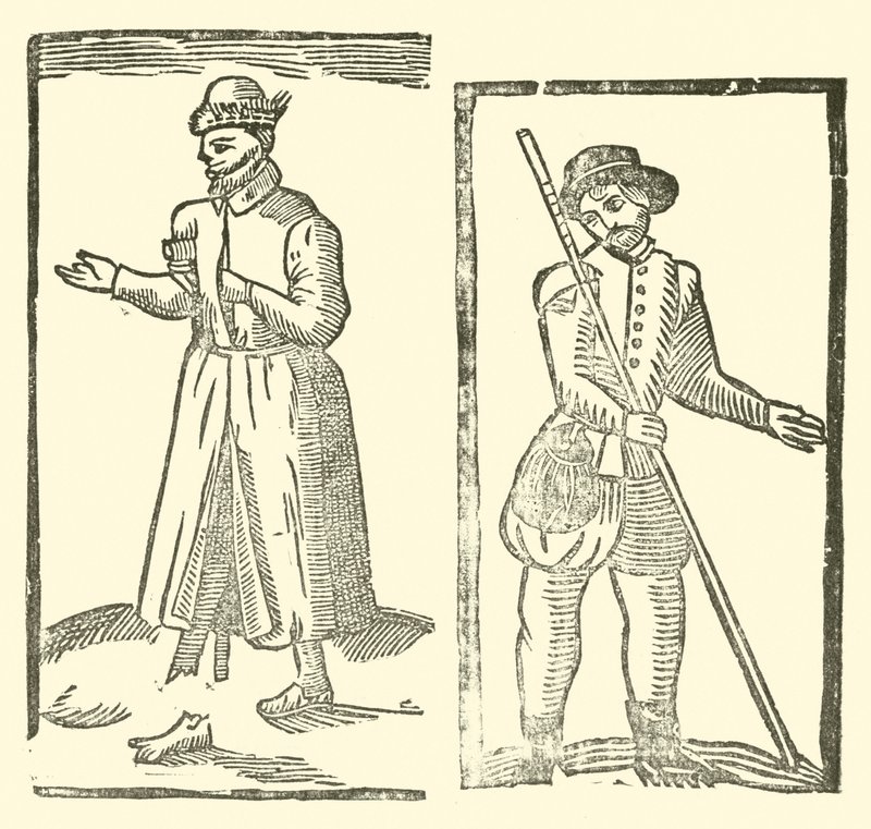 Illustratie voor The Roxburghe Ballads (houtsnede) door (after) English School