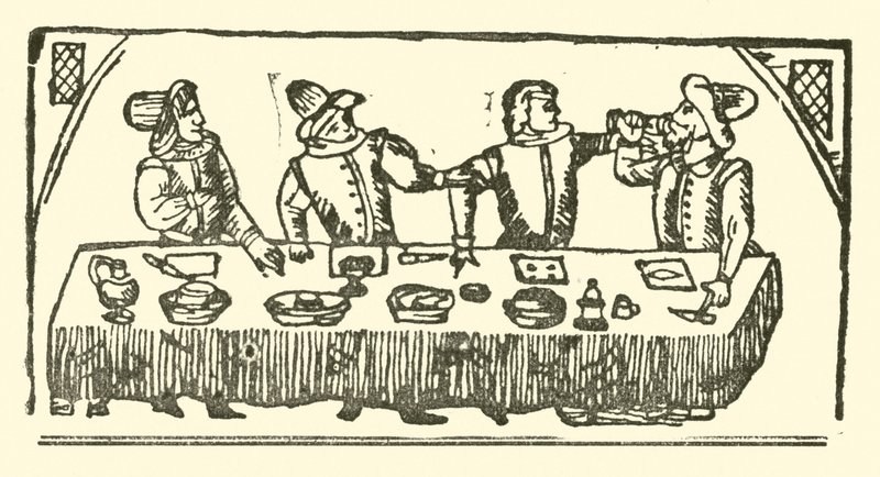 Illustratie voor The Roxburghe Ballads door (after) English School
