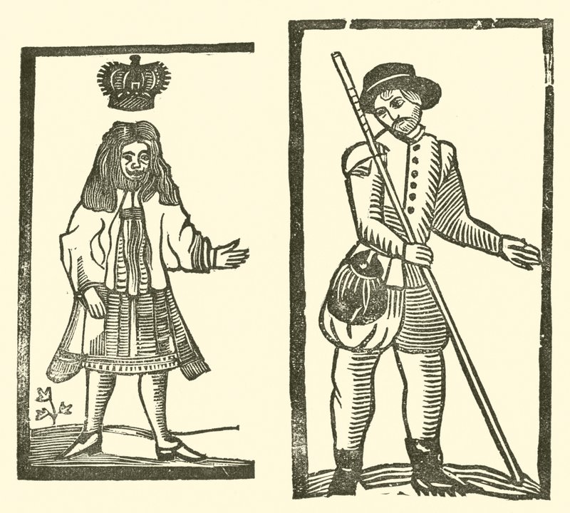 Illustratie voor The Roxburghe Ballads door (after) English School