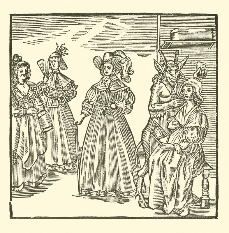 Illustratie voor The Roxburghe Ballads door (after) English School