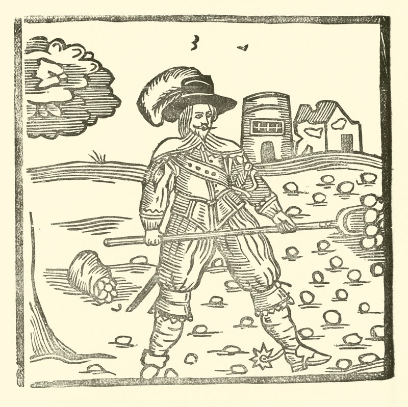 Illustratie voor The Roxburghe Ballads door (after) English School