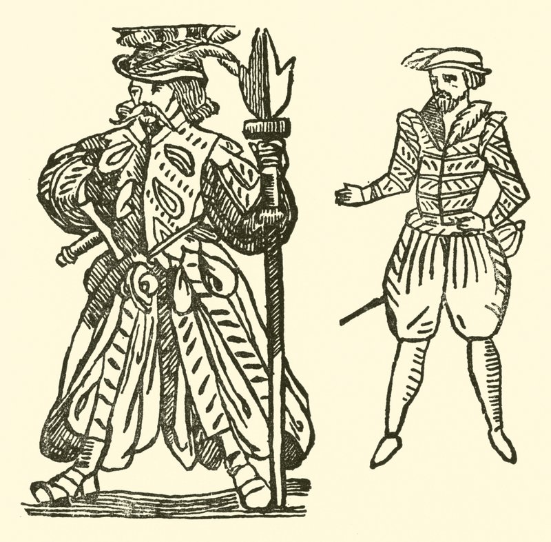 Illustratie voor The Roxburghe Ballads door (after) English School