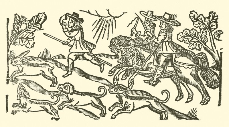 Illustratie voor The Roxburghe Ballads door (after) English School