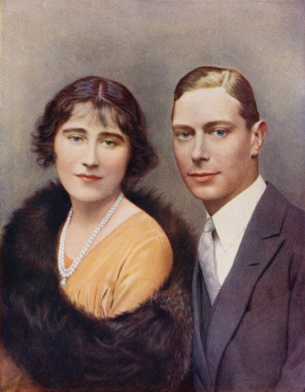 De Hertog en Hertogin van York in 1926 door (after) English photographer