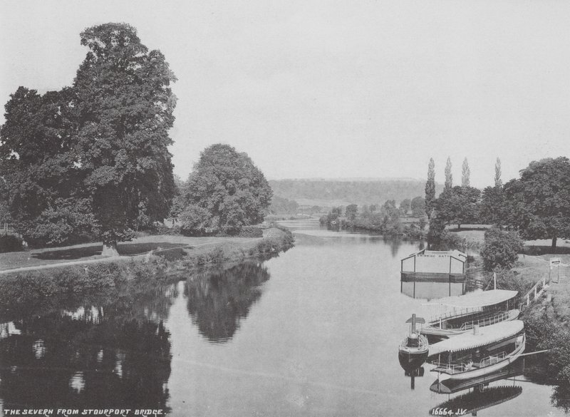 De Severn vanaf Stourport Bridge door (after) English photographer