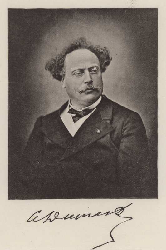 Alexandre Dumas de Jongere, Franse romanschrijver door (after) French Photographer
