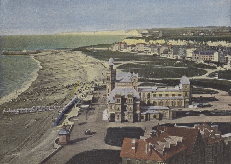 Dieppe, Vue prise du chateau door (after) French Photographer