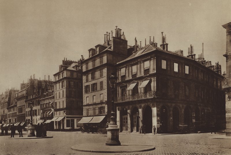 Het oude station Saint-Lazare (zwart-wit foto) door (after) French Photographer