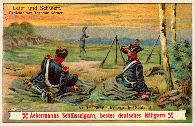 Lied van de Confederatie voor de slag door (after) German School
