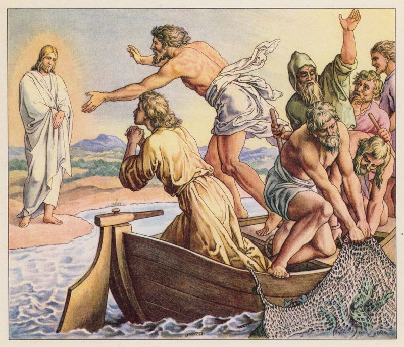 Jezus verschijnt aan zijn discipelen door (after) German School