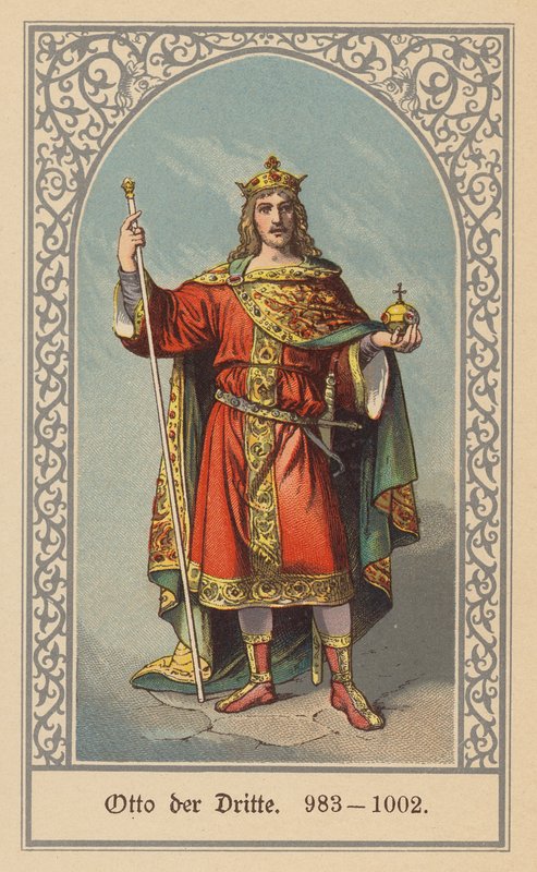 Otto III, Koning van Duitsland en Italië en Heilige Roomse Keizer door (after) German School