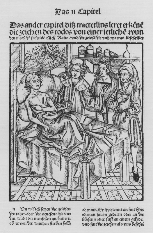 Het boek van Cirurgia door Hieronymus Brunschwig (litho) door (after) German School