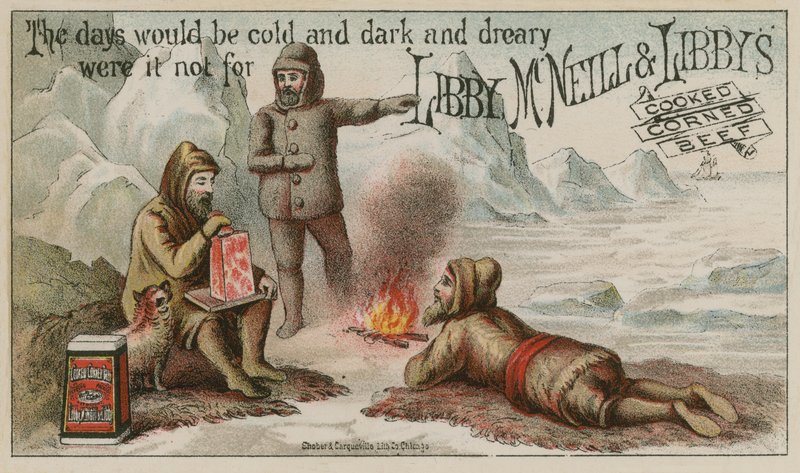 Corned beef op de Noordpool door American School