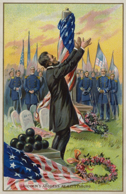 Toespraak van Lincoln in Gettysburg door American School